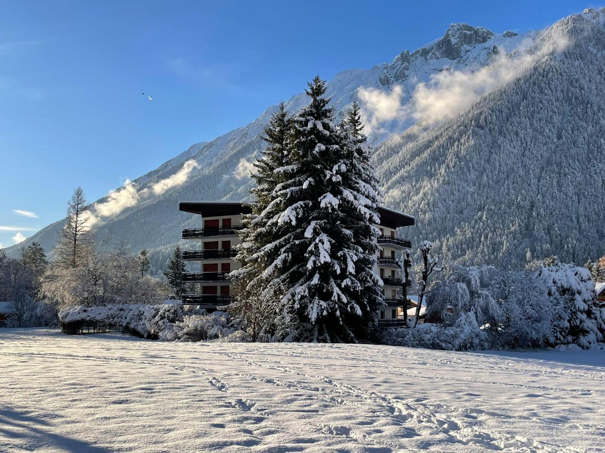 Residence Bois Du Bouchet, Appartement Vue Montagne, Calme, Parking Gratuit, Proche Centre Chamonix Eksteriør bilde